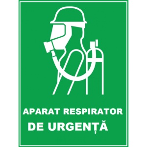 Indicator De siguranta pentru aparat respirator de urgenta, Sticker autocolant