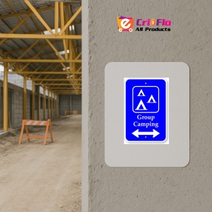 Indicator De zona de camping, Sticker autocolant - Img 5