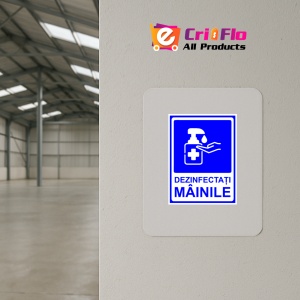 Indicator Dezinfectati mainile, Sticker autocolant - Img 3