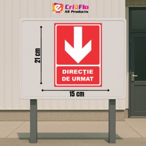 Indicator Directie de urmat inapoi, Sticker autocolant - Img 2