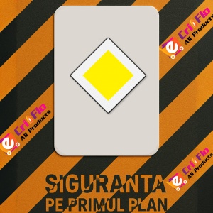Indicator Drum prioritar, Sticker autocolant - Img 2