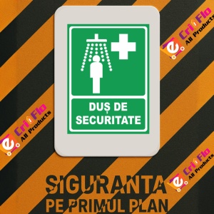 Indicator Dus de securitate, Sticker autocolant - Img 3