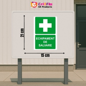 Indicator Echipament de salvare, Sticker autocolant - Img 2