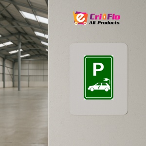 Indicator Electric Vehicle Parking, Sticker autocolant - Img 3