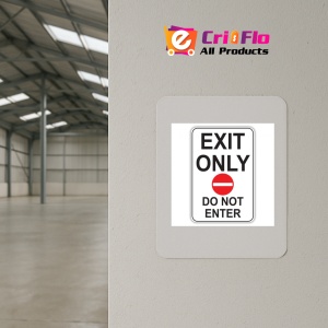 Indicator EXIT ONLY DO NOT ENTER, Sticker autocolant - Img 3