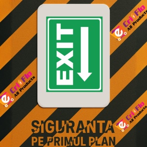 Indicator Exit stanga, Sticker autocolant - Img 3