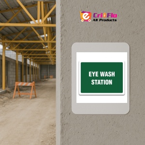 Indicator EYE WASH STATION SIGN, Sticker autocolant - Img 5