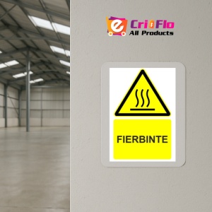 Indicator Fierbinte indicator de avertizare, Sticker autocolant - Img 4