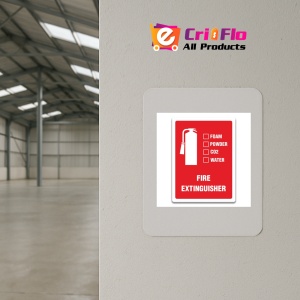 Indicator FIRE EXTINGUISHER CO2 SIGN, Sticker autocolant - Img 3