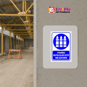 Indicator Fixarea buteliilor este obligatorie v1, Sticker autocolant - Img 5