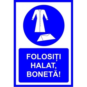 Indicator Folositi halat si boneta, Sticker autocolant