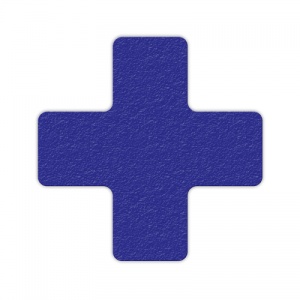 Indicator Forma + albastra pentru pardoseala din depozite si hale, Sticker autocolant
