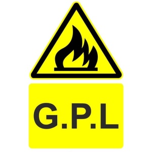 Indicator G.P.L indicator de avertizare, Sticker autocolant