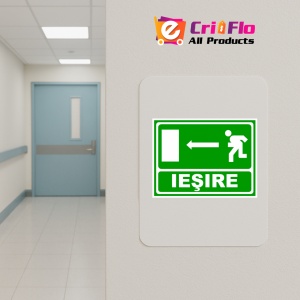 Indicator Iesire in stanga, Sticker autocolant - Img 4