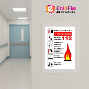 Indicator In caz de incendiu PSI autoadeziv sticker autocolantSticker autocolant - Img 5
