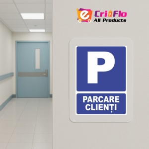 Indicator Indicator parcare clienti, Sticker autocolant - Img 5