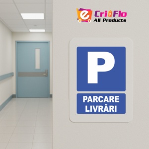 Indicator Indicator parcare livrari, Sticker autocolant - Img 5