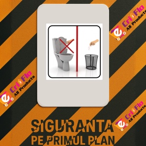 Indicator Informare pentru toaleta, Sticker autocolant - Img 2