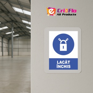 Indicator Lacat inchis, Sticker autocolant - Img 4