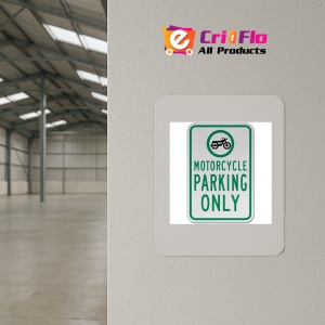 Indicator Motorcycle Parking Only Sign, Sticker autocolant - Img 3