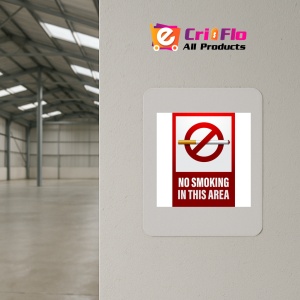 Indicator No smoking in this area, Sticker autocolant - Img 3