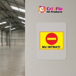 Indicator Nu intrati, Sticker autocolant - Img 3