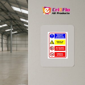 Indicator Panou de securitate, Sticker autocolant - Img 3