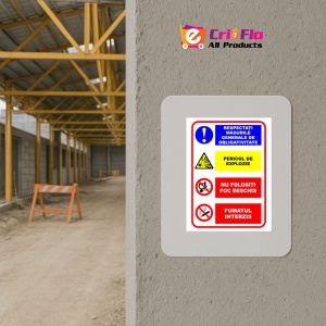 Indicator Panou de securitate, Sticker autocolant - Img 5
