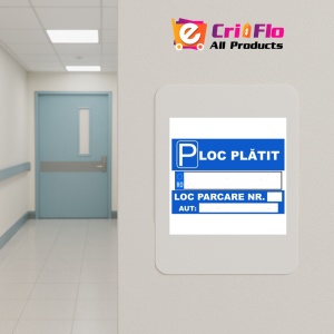 Indicator Parcare cu loc platit, Sticker autocolant - Img 4