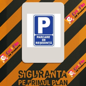 Indicator Parcare de resedinta, Sticker autocolant - Img 2