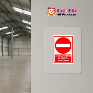Indicator Parcare interzisa cu exceptia riveranilor, Sticker autocolant - Img 3