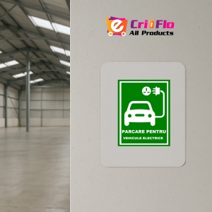 Indicator Parcare pentru vehicule electrice, Sticker autocolant - Img 3