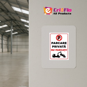Indicator Parcare privata nu parcati, Sticker autocolant - Img 3
