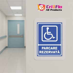 Indicator Parcare rezervata, Sticker autocolant - Img 5