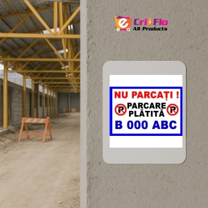 Indicator Parcari platite personalizate, Sticker autocolant - Img 5