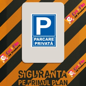 Indicator Parcari private, Sticker autocolant - Img 2