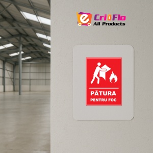 Indicator Patura pentru foc, Sticker autocolant - Img 3
