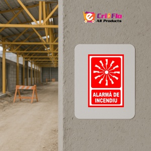 Indicator Pentru alarma de incendiu, Sticker autocolant - Img 5