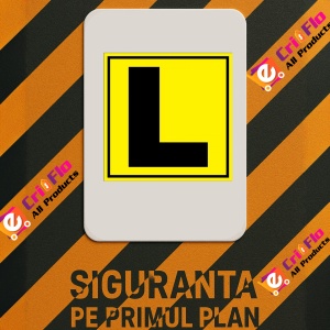 Indicator Pentru depozit litera L randul L si poarta L, Sticker autocolant - Img 2