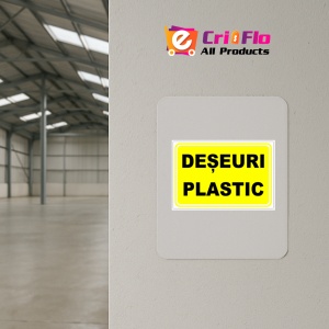 Indicator Pentru deseuri plastic, Sticker autocolant - Img 3