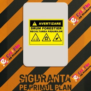 Indicator Pentru drum forestier, Sticker autocolant - Img 2
