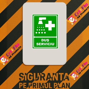 Indicator Pentru dus serviciu, Sticker autocolant - Img 2