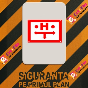Indicator Pentru hidrant de exterior, Sticker autocolant - Img 2