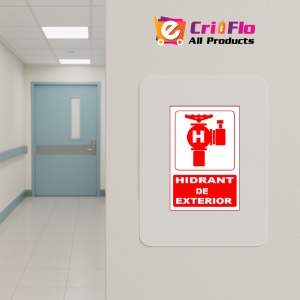 Indicator Pentru hidrant exterior, Sticker autocolant - Img 4