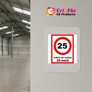 Indicator Pentru limita de viteza 30 km la ora, Sticker autocolant - Img 3