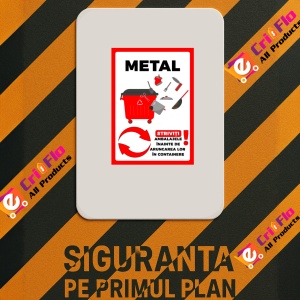 Indicator Pentru metal, Sticker autocolant - Img 2
