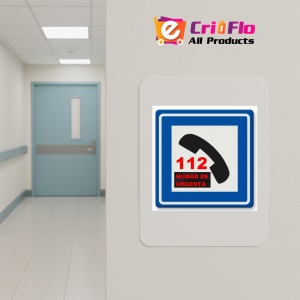 Indicator pentru numarul de urgenta, Sticker autocolant - Img 4