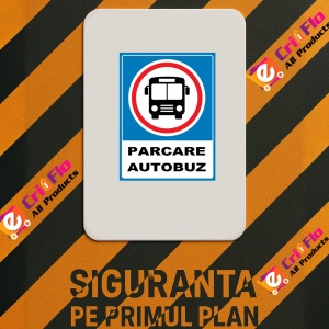 Indicator pentru parcare autobuz, Sticker autocolant - Img 2