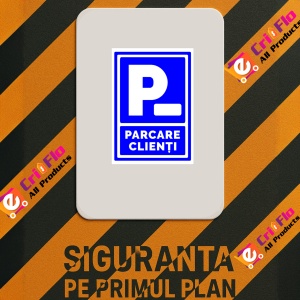 Indicator Pentru parcare clienti personalizat, Sticker autocolant - Img 2