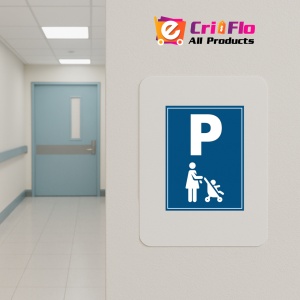 Indicator pentru parcare mama si copil, Sticker autocolant - Img 4